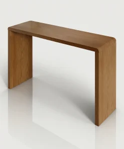 Art Deco Wooden Rectangular Bar Table For Dining