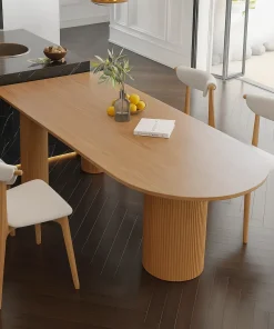 Alternative view of Modern Oval Dining Table For Kitchen