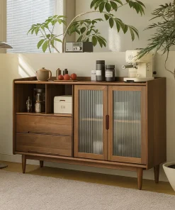 Alternative view of Modern Sideboard Cabinet With Drawers And Sliding Doors For Kitchen