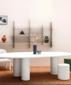 Alternative view of Modern Wooden Irregular Dining Table For Dining Room