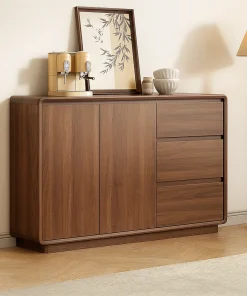 Alternative view of Modern Wooden Kitchen Sideboard With Doors And Drawers